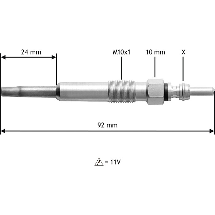 Glühkerze 345104 Glühkerze 345104
