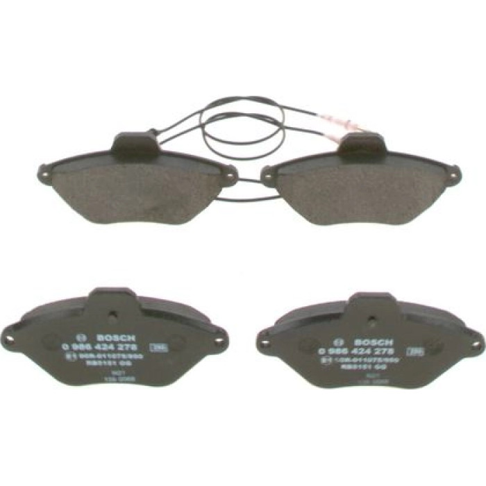 BOSCH 0 986 424 278 Bremsbelagsatz, Scheibenbremse BOSCH 0 986 424 278 Bremsbelagsatz, Scheibenbremse