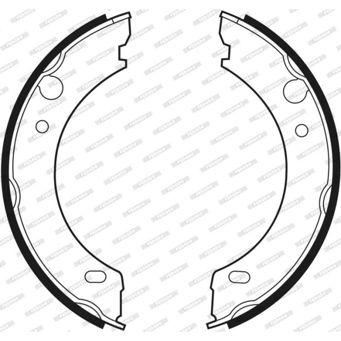 Ferodo FSB528 Bremsbackensatz, Feststellbremse PREMIER Ferodo FSB528 Bremsbackensatz, Feststellbremse PREMIER