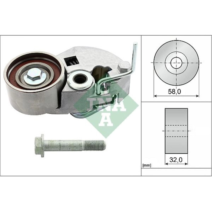 INA 531 0843 10 Spannrolle, Zahnriemen