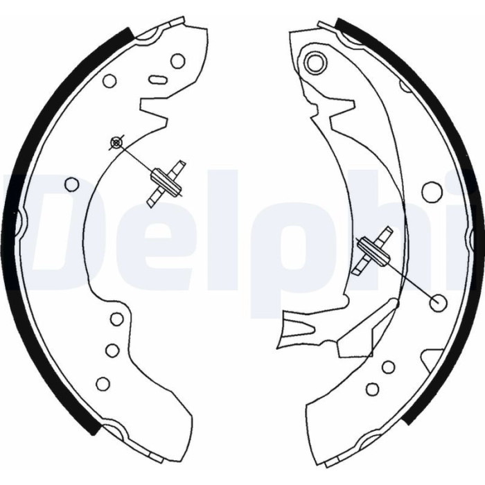 Delphi LS1712 Bremsbackensatz