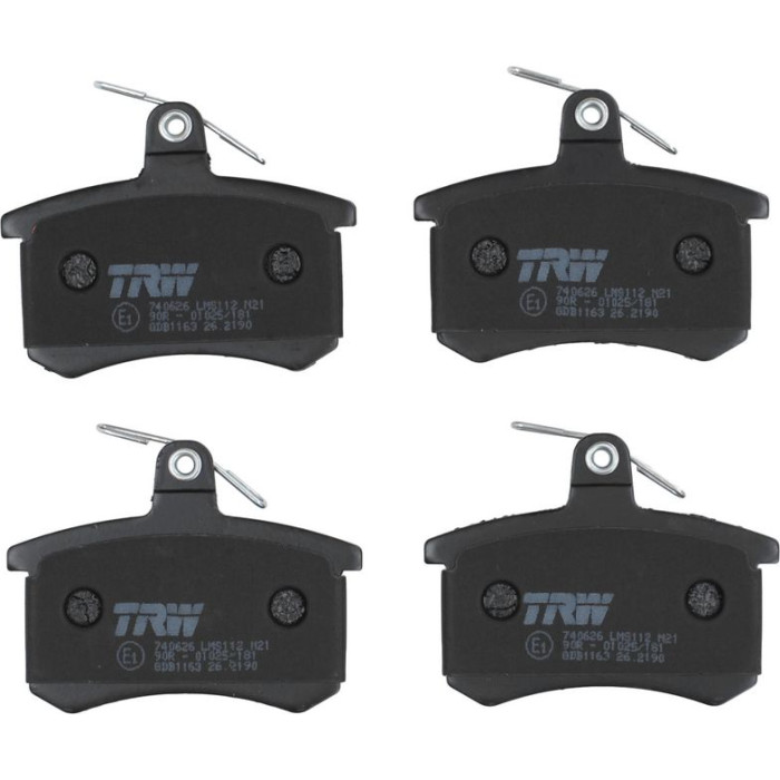 TRW GDB1163 Bremsbelagsatz, Scheibenbremse COTEC TRW GDB1163 Bremsbelagsatz, Scheibenbremse COTEC