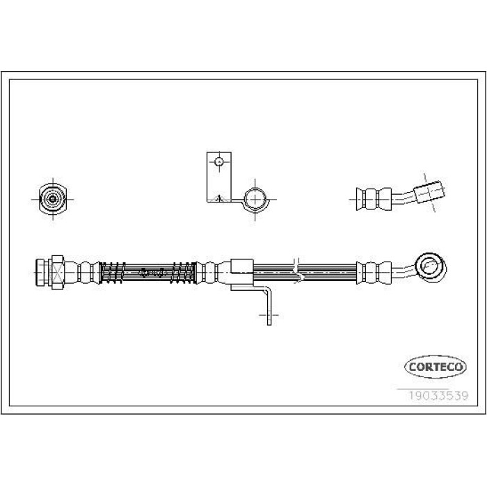 Corteco 19033539 Bremsschlauch