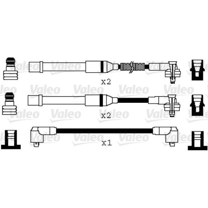 Valeo 346087 Zündleitungssatz Valeo 346087 Zündleitungssatz