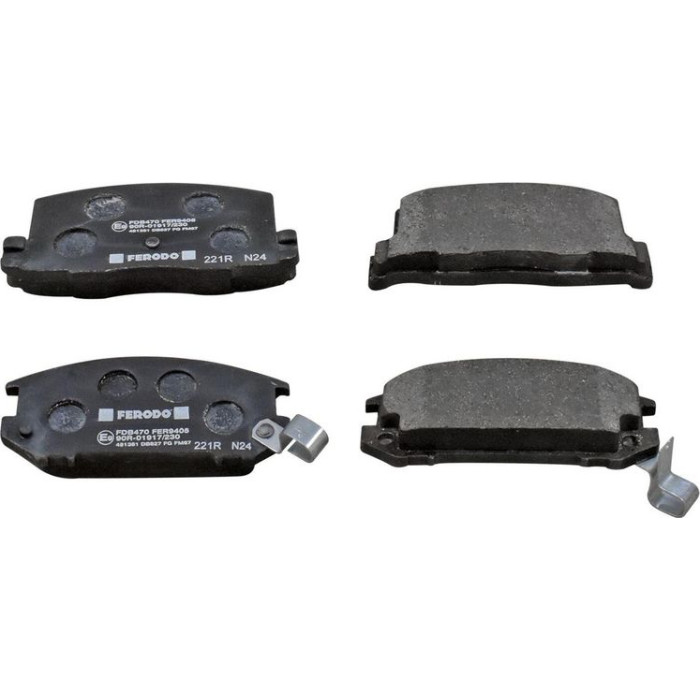 Ferodo FDB470 Bremsbelagsatz, Scheibenbremse PREMIER ECO FRICTION Ferodo FDB470 Bremsbelagsatz, Scheibenbremse PREMIER ECO FRICTION