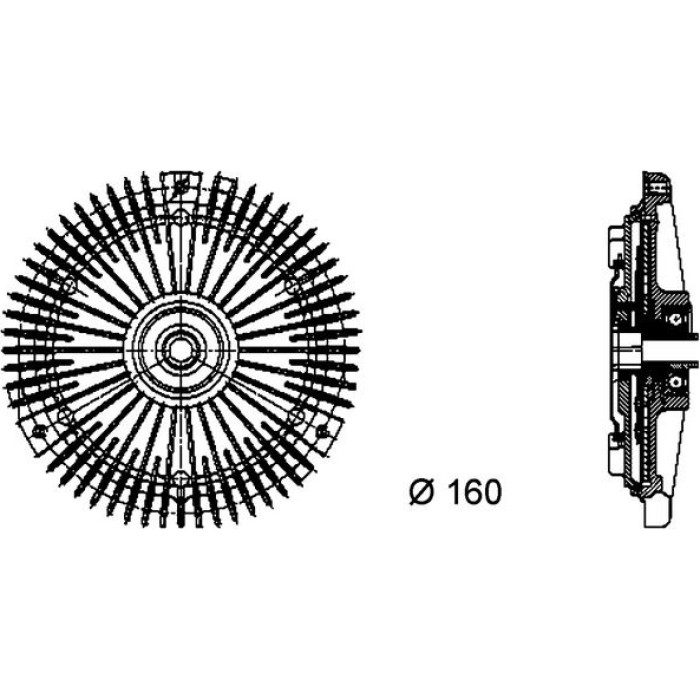 Kupplung, Kühlerlüfter CFC 67 000P Kupplung, Kühlerlüfter CFC 67 000P