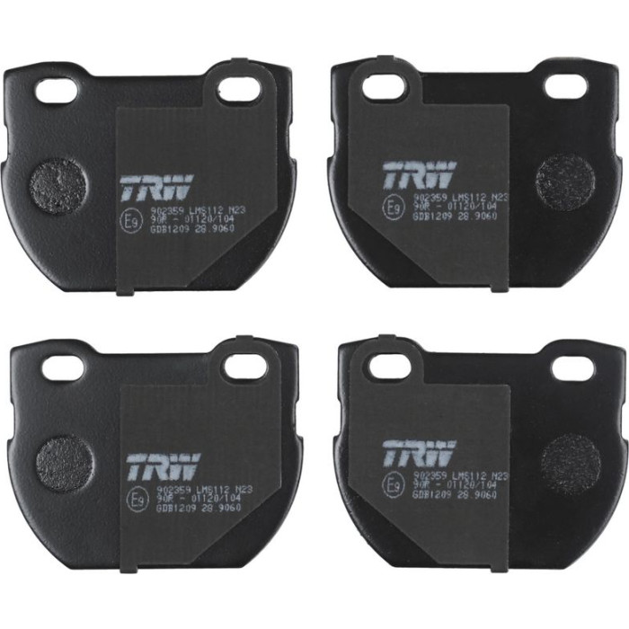 TRW GDB1209 Bremsbelagsatz, Scheibenbremse COTEC