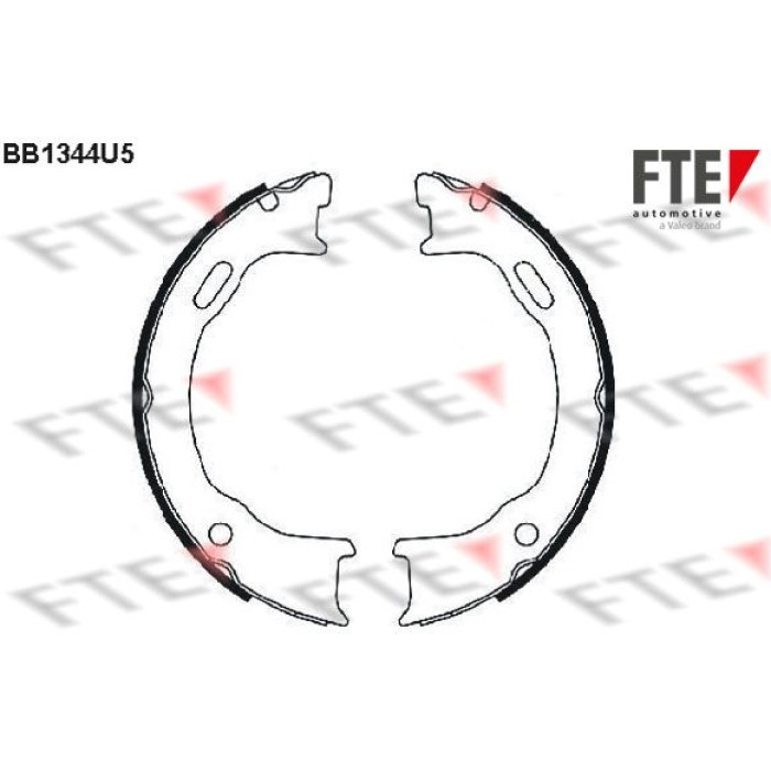 FTE 9100097 Bremsbackensatz, Feststellbremse