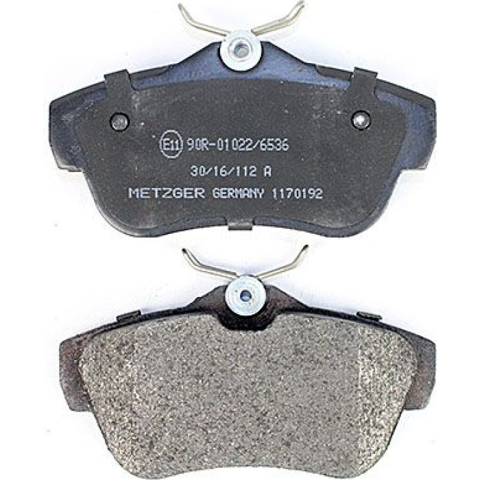 Metzger 1170192 Bremsbelagsatz, Scheibenbremse Metzger 1170192 Bremsbelagsatz, Scheibenbremse