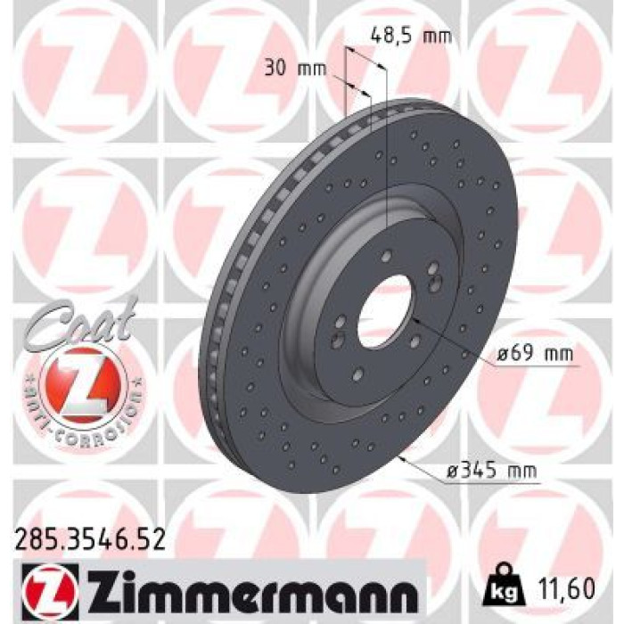 Bremsscheibe 285.3546.52