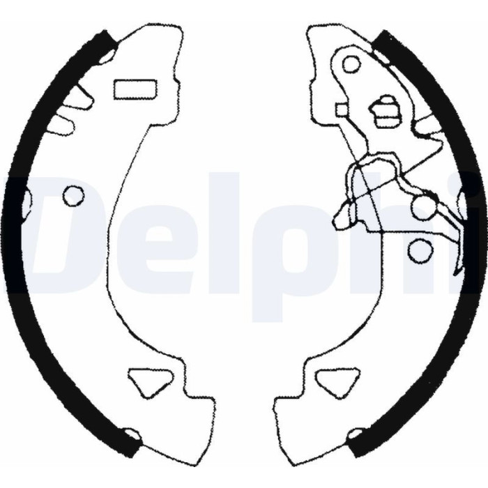 Delphi LS1860 Bremsbackensatz