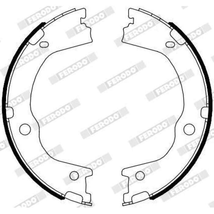 Ferodo FSB4089 Bremsbackensatz, Feststellbremse PREMIER Ferodo FSB4089 Bremsbackensatz, Feststellbremse PREMIER