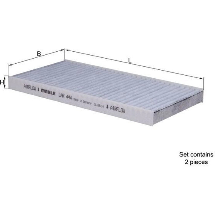 Knecht LAK 444/S Filter, Innenraumluft