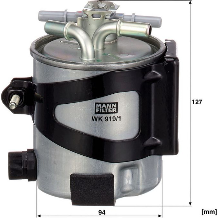 Mann-Filter WK 919/1 Kraftstofffilter Mann-Filter WK 919/1 Kraftstofffilter