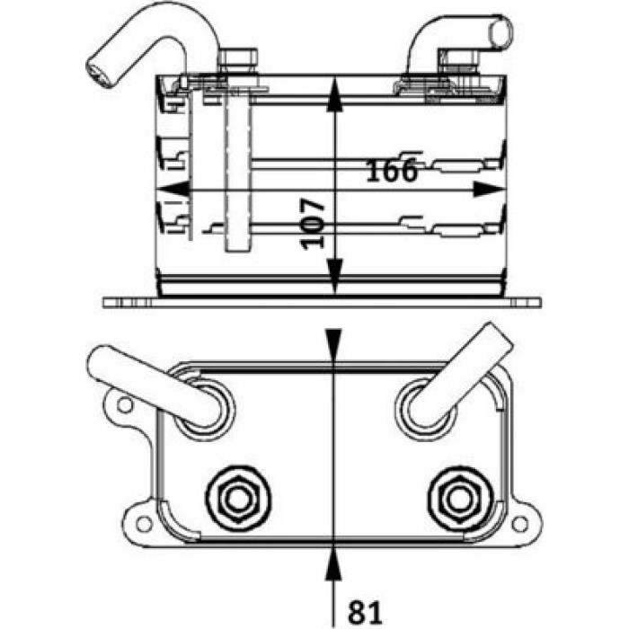 Mahle CLC 62 000P Ölkühler, Motoröl BEHR Premium Line Mahle CLC 62 000P Ölkühler, Motoröl BEHR Premium Line