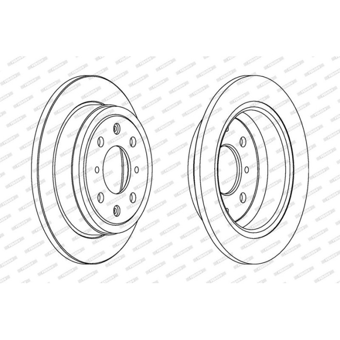 Ferodo DDF468C Bremsscheibe PREMIER Coat+ disc Ferodo DDF468C Bremsscheibe PREMIER Coat+ disc