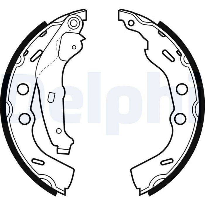 Delphi LS1993 Bremsbackensatz