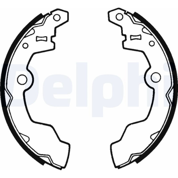 Delphi LS1352 Bremsbackensatz