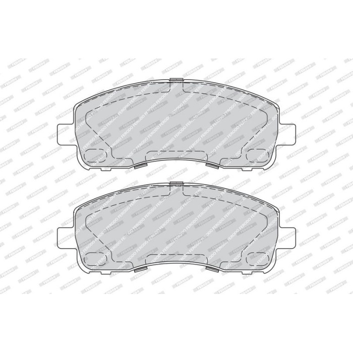 Ferodo FVR4315 Bremsbelagsatz, Scheibenbremse PREMIER ECO FRICTION Ferodo FVR4315 Bremsbelagsatz, Scheibenbremse PREMIER ECO FRICTION