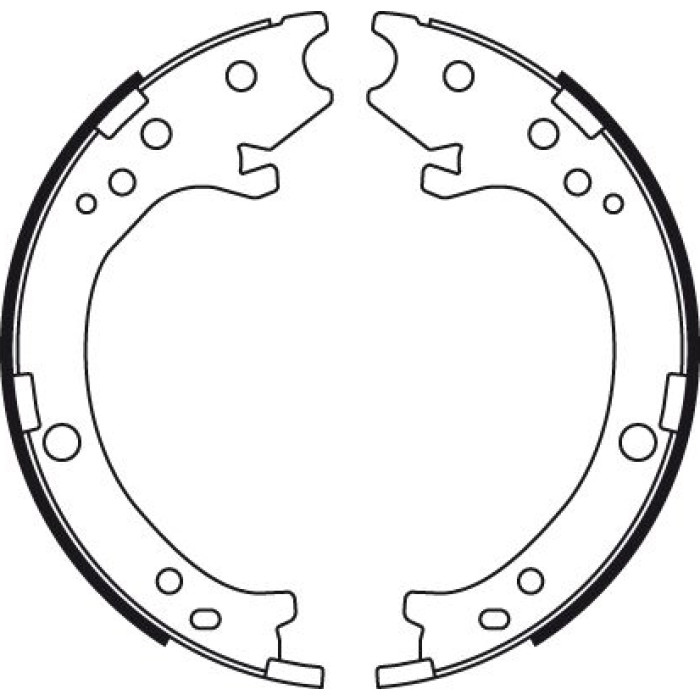 TRW GS8779 Bremsbackensatz, Feststellbremse TRW GS8779 Bremsbackensatz, Feststellbremse
