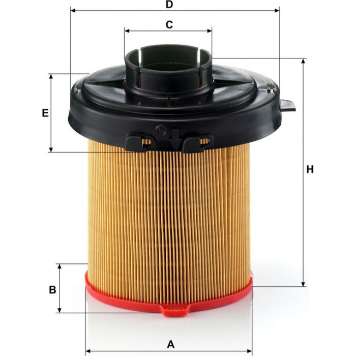 MANN-FILTER C 1468/2 Luftfilter MANN-FILTER C 1468/2 Luftfilter