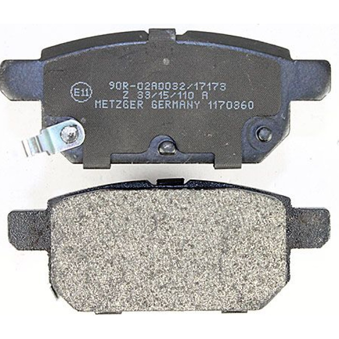 Metzger 1170360 Bremsbelagsatz, Scheibenbremse Metzger 1170360 Bremsbelagsatz, Scheibenbremse