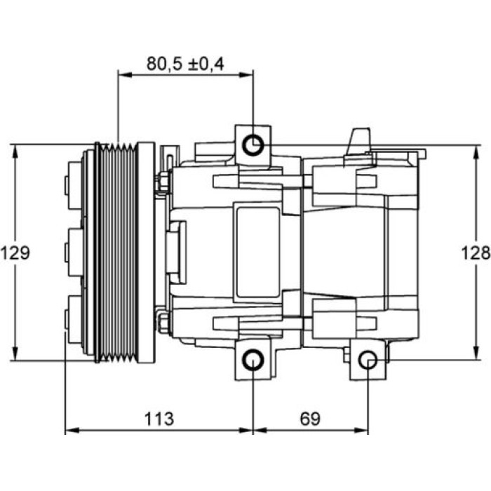 Mahle ACP 101 000P Kompressor, Klimaanlage BEHR Premium Line Mahle ACP 101 000P Kompressor, Klimaanlage BEHR Premium Line