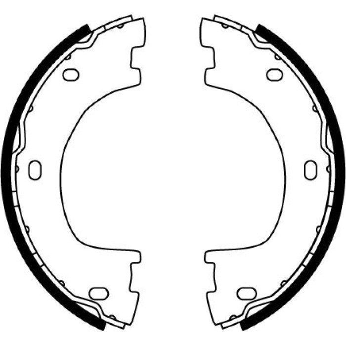 TRW GS8777 Bremsbackensatz, Feststellbremse TRW GS8777 Bremsbackensatz, Feststellbremse