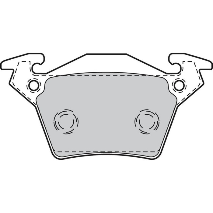 Valeo 598301 Bremsbelagsatz, Scheibenbremse