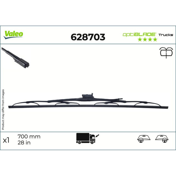 Valeo 628703 Wischblatt OPTIBLADE TRUCKS Valeo 628703 Wischblatt OPTIBLADE TRUCKS