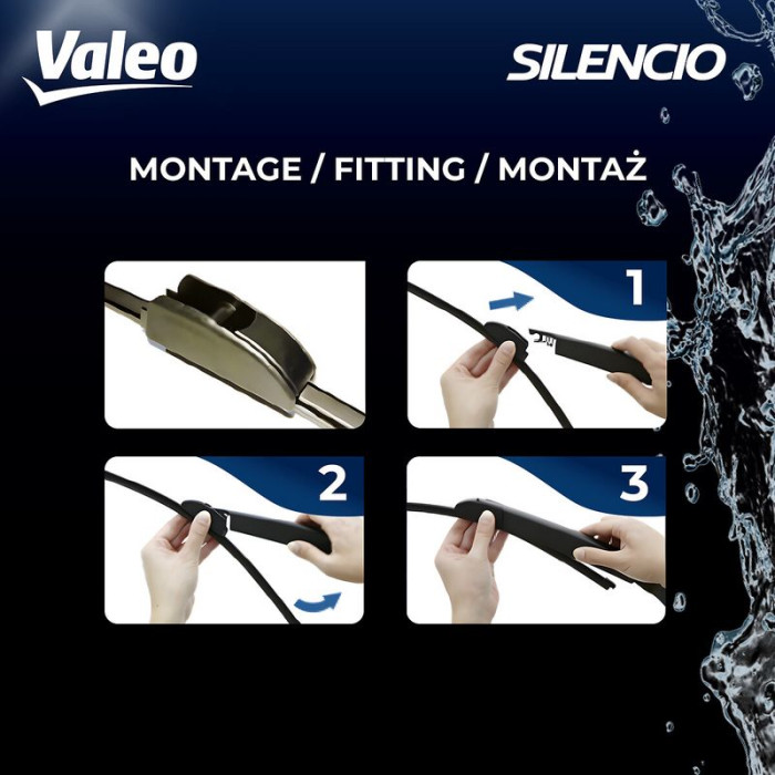 Valeo 574604 Wischblatt SILENCIO REAR