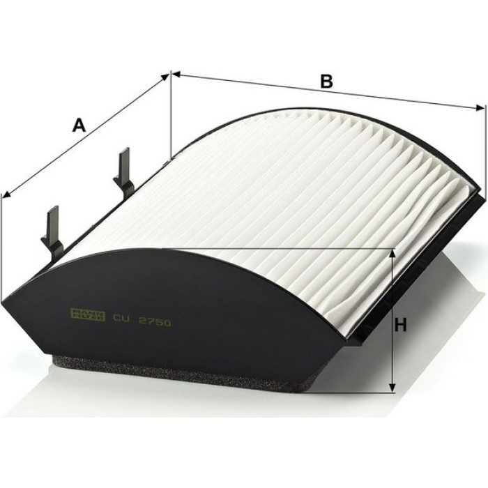MANN-FILTER CU 2750 Innenraumfilter, Partikelfilter MANN-FILTER CU 2750 Innenraumfilter, Partikelfilter