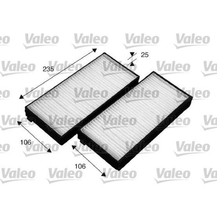 Valeo 715523 Filter, Innenraumluft ESSENTIAL Valeo 715523 Filter, Innenraumluft ESSENTIAL