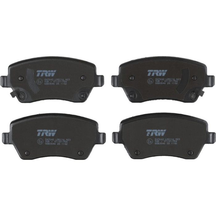 TRW GDB3546 Bremsbelagsatz, Scheibenbremse COTEC TRW GDB3546 Bremsbelagsatz, Scheibenbremse COTEC