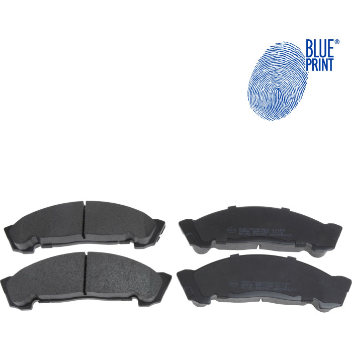 Blue Print ADZ94222 Bremsbelagsatz, Scheibenbremse