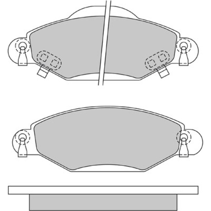 Metzger 1170632 Bremsbelagsatz, Scheibenbremse