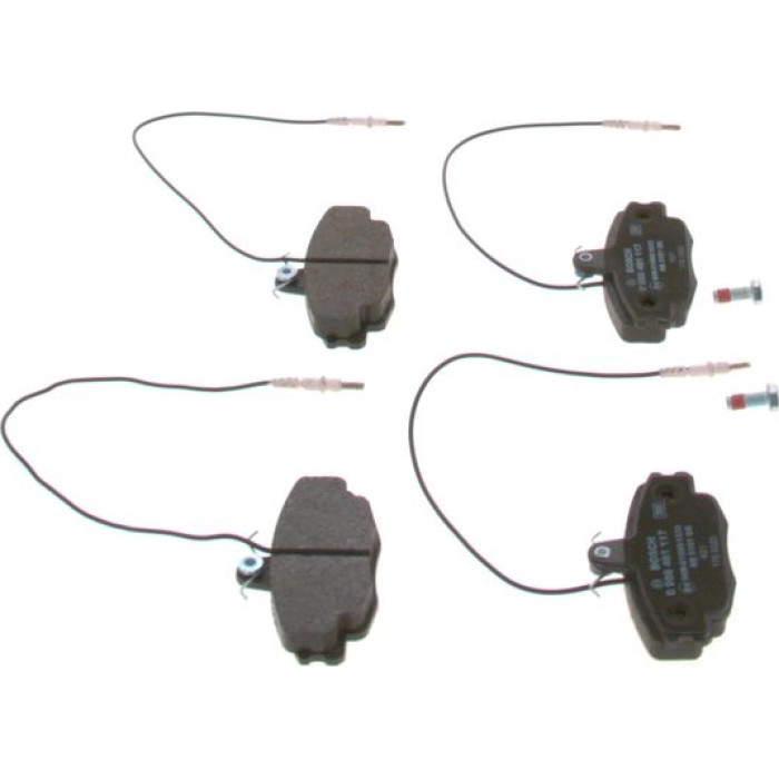 BOSCH 0 986 461 117 Bremsbelagsatz, Scheibenbremse BOSCH 0 986 461 117 Bremsbelagsatz, Scheibenbremse
