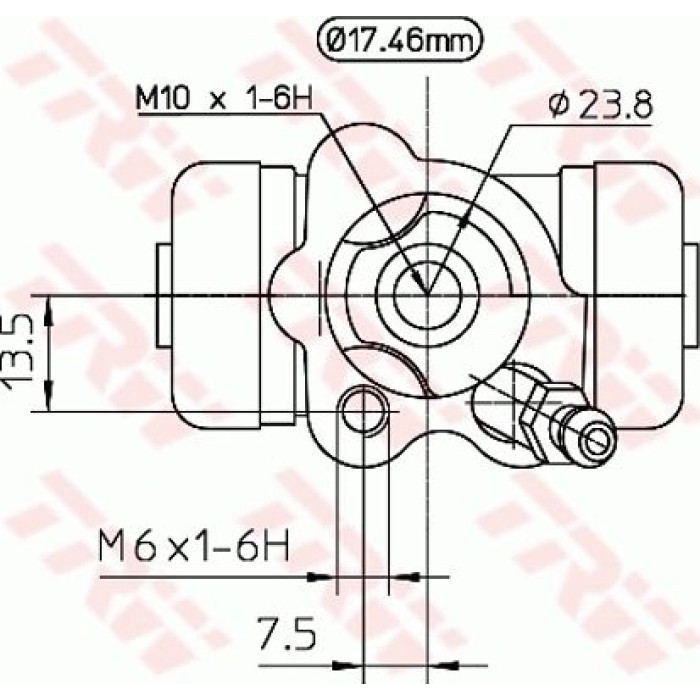 TRW BWC250 Radbremszylinder TRW BWC250 Radbremszylinder