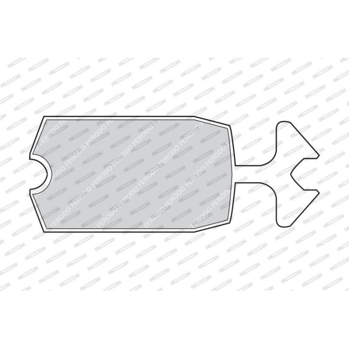 Ferodo FDB57B Bremsbelagsatz, Scheibenbremse PREMIER ECO FRICTION Ferodo FDB57B Bremsbelagsatz, Scheibenbremse PREMIER ECO FRICTION