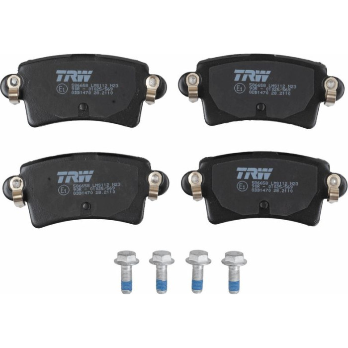 TRW GDB1470 Bremsbelagsatz, Scheibenbremse COTEC TRW GDB1470 Bremsbelagsatz, Scheibenbremse COTEC