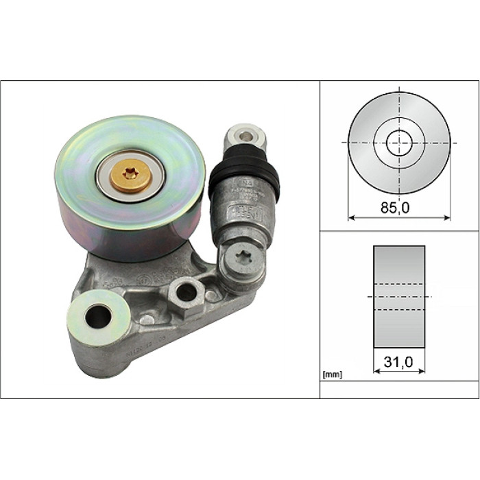 INA 534 0021 10 Spannarm, Keilrippenriemen INA 534 0021 10 Spannarm, Keilrippenriemen