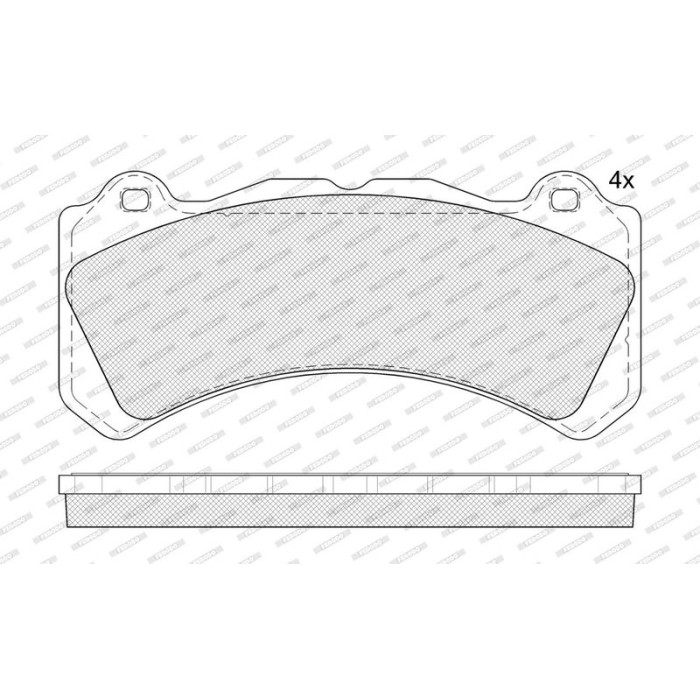 Ferodo FDB5399 Bremsbelagsatz, Scheibenbremse PREMIER ECO FRICTION Ferodo FDB5399 Bremsbelagsatz, Scheibenbremse PREMIER ECO FRICTION