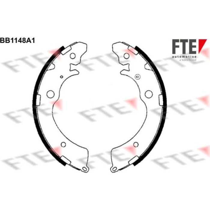 FTE 9100028 Bremsbackensatz FTE 9100028 Bremsbackensatz