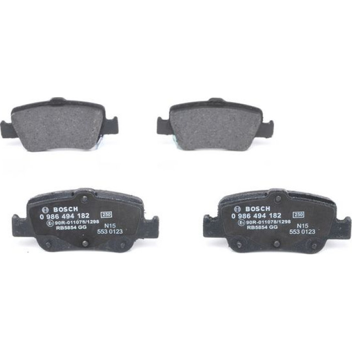 BOSCH 0 986 494 182 Bremsbelagsatz, Scheibenbremse BOSCH 0 986 494 182 Bremsbelagsatz, Scheibenbremse