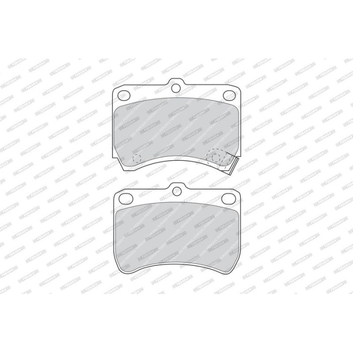 Ferodo FDB597 Bremsbelagsatz, Scheibenbremse PREMIER ECO FRICTION