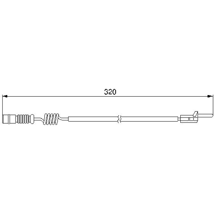 BOSCH 1 987 474 964 Warnkontakt, Bremsbelagverschleiß