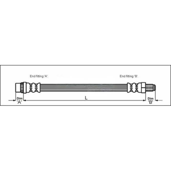 Metzger 4114633 Bremsschlauch Metzger 4114633 Bremsschlauch