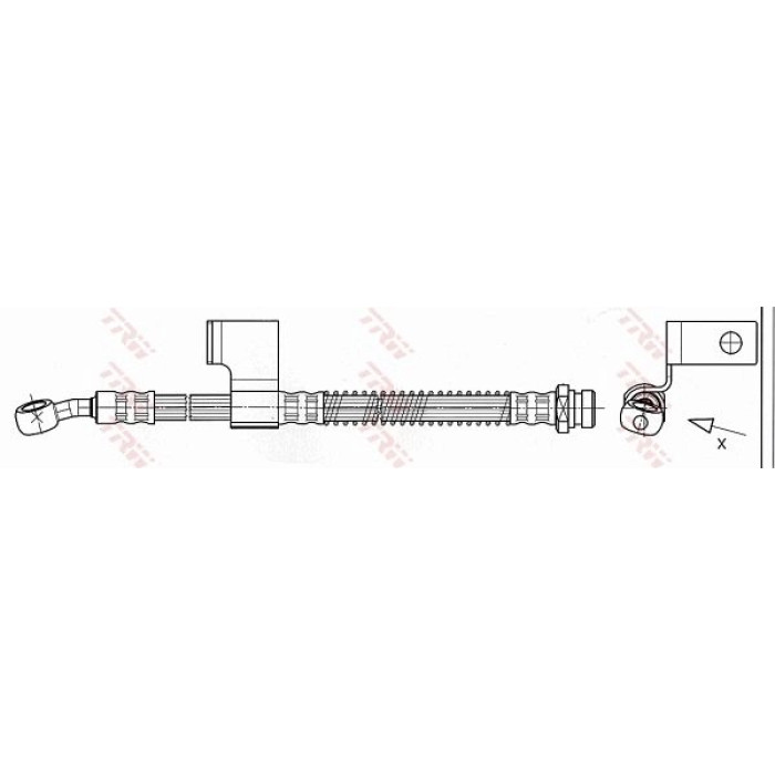 TRW PHD531 Bremsschlauch TRW PHD531 Bremsschlauch
