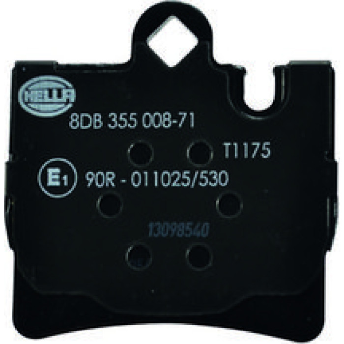 Hella 8DB 355 008-711 Bremsbelagsatz, Scheibenbremse Hella 8DB 355 008-711 Bremsbelagsatz, Scheibenbremse