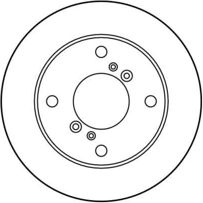 TRW DF2741 Bremsscheibe TRW DF2741 Bremsscheibe